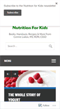 Mobile Screenshot of nutritionforkids.com